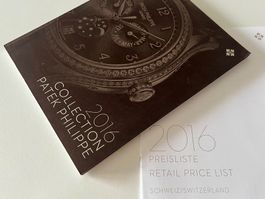 PATEK PHILIPPE « 2016 Collection » catalogue